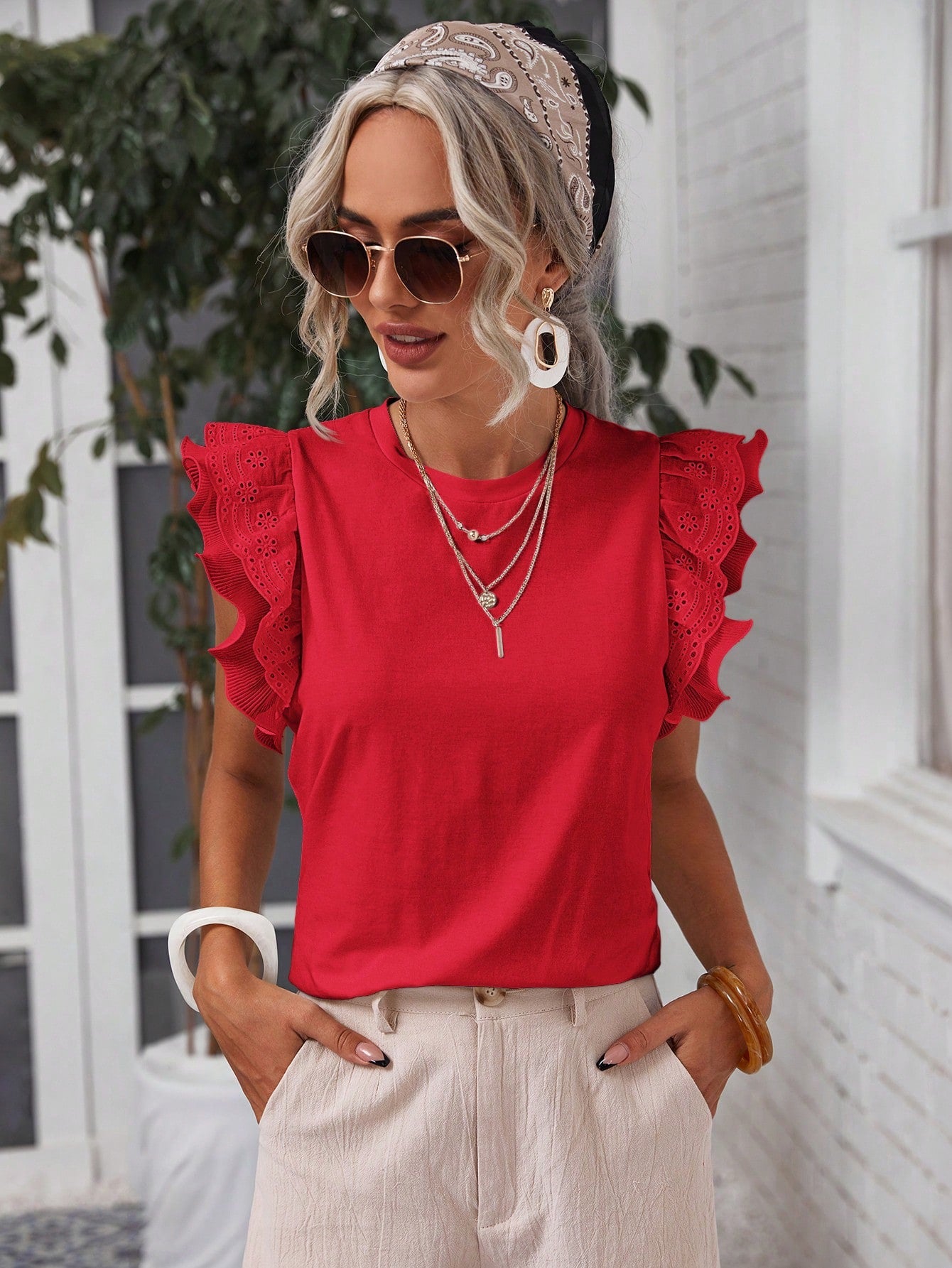 Kitta Red Top