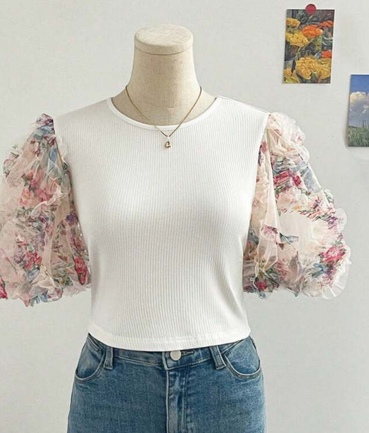 Marie Floral Top