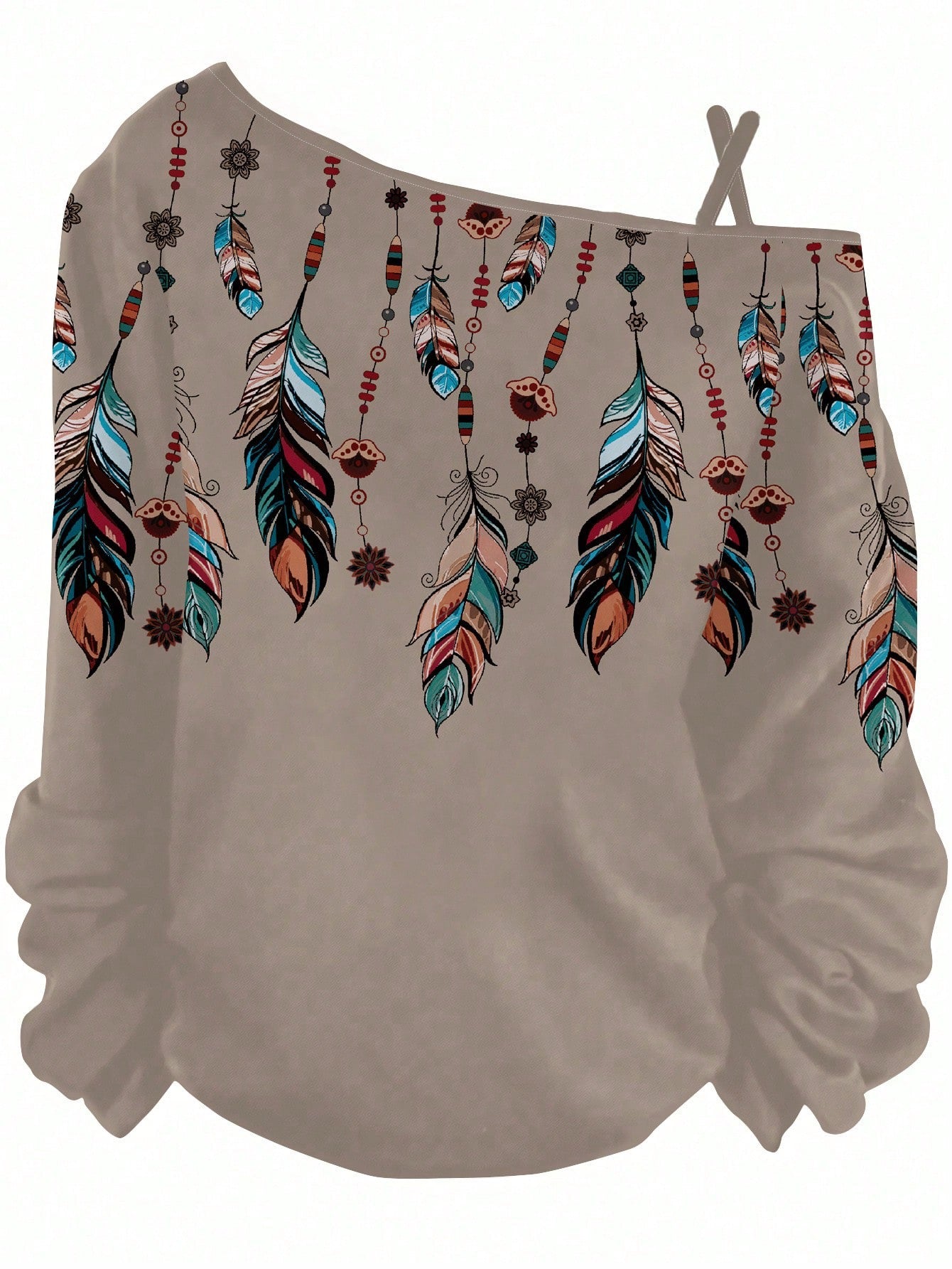 Rainbow Feather Top