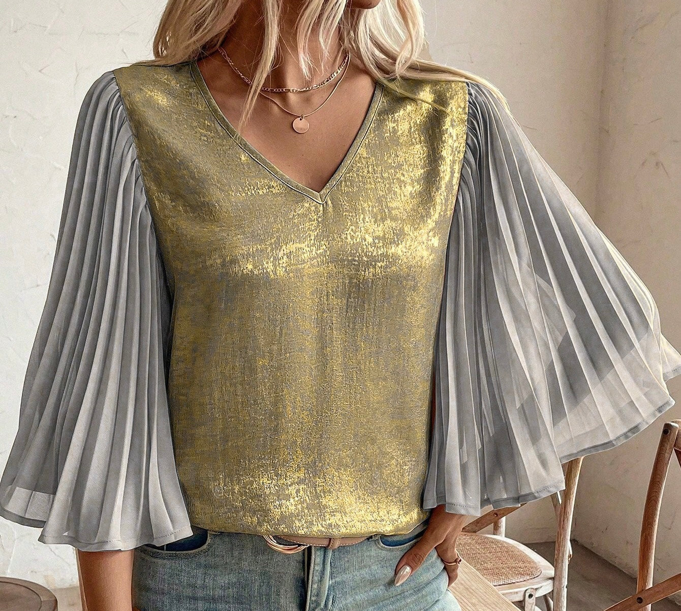 Fanned Party Top