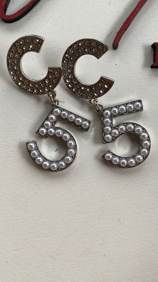 Koko 5  Silver Earrings